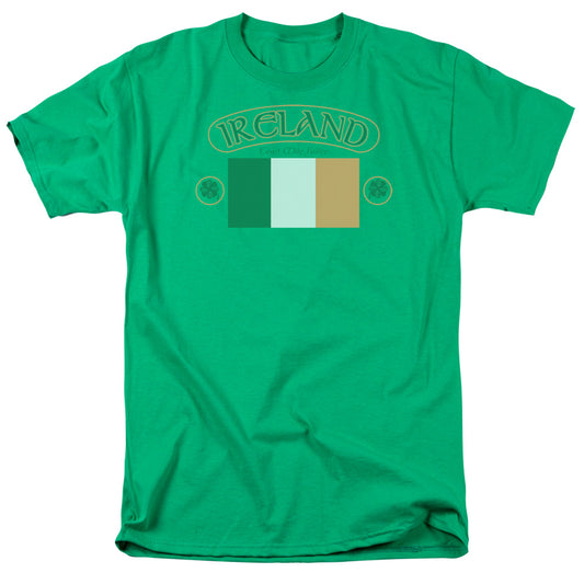 Ireland Flag - Short Sleeve Adult 18 - 1 - Hunter Green T-shirt