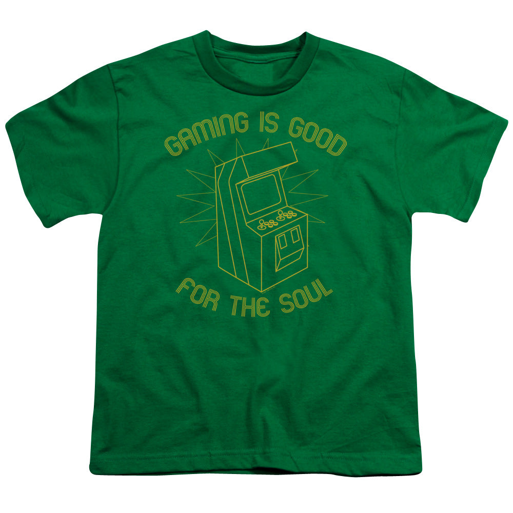 Gaming For The Soul - Short Sleeve Youth 18 - 1 - Kelly Green T-shirt