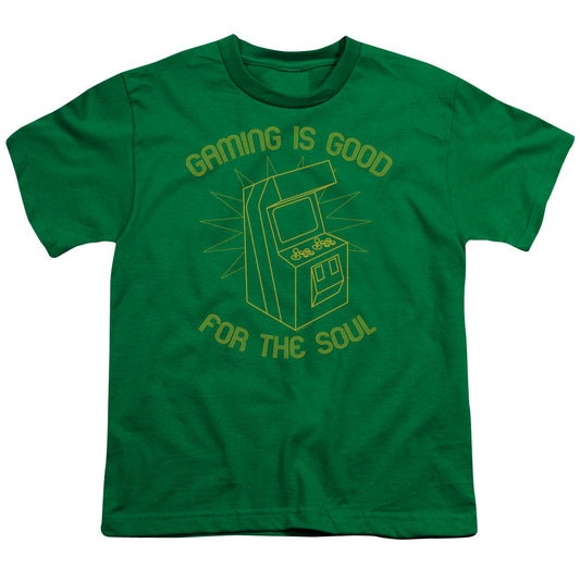 Gaming For The Soul - Short Sleeve Youth 18 - 1 - Kelly Green T-shirt