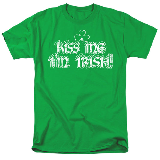 Kiss Me Im Irish - Short Sleeve Adult 18 - 1 - Kelly Green T-shirt
