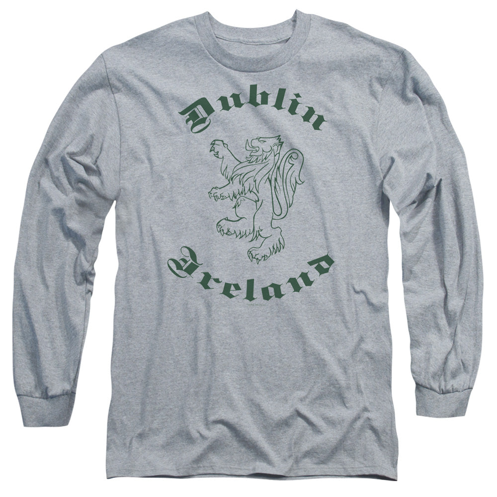 Dublin Ireland - Long Sleeve Adult 18 - 1 - Athletic Heather T-shirt