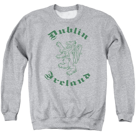 Dublin Ireland - Adult Crewneck Sweatshirt - Athletic Heather