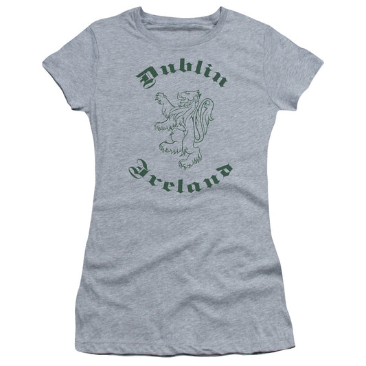 Dublin Ireland - Short Sleeve Junior Sheer - Athletic Heather T-shirt