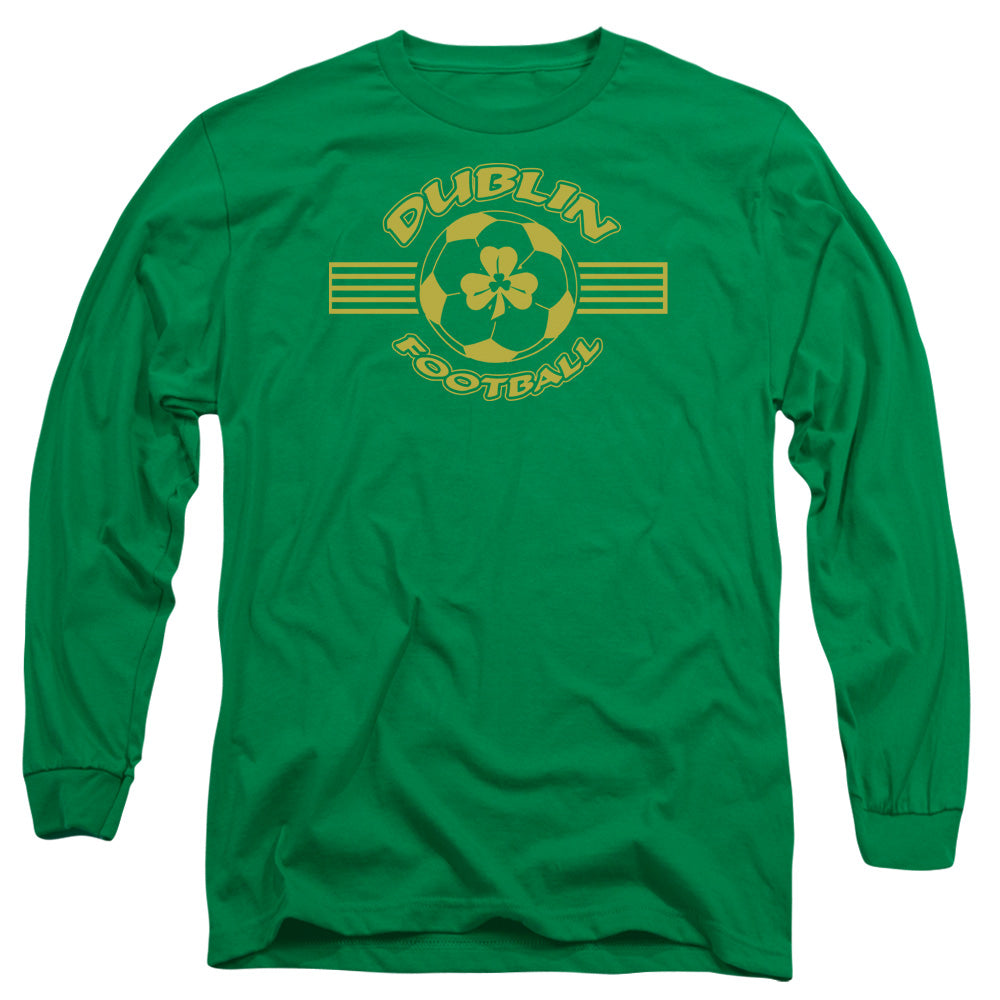 Dublin Football - Long Sleeve Adult 18 - 1 - Kelly Green T-shirt