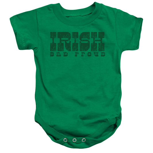 Irish And Proud-infant Snapsuit - Kelly Green