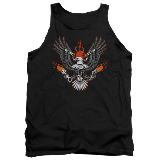 Biker Eagle - Adult Tank - Black