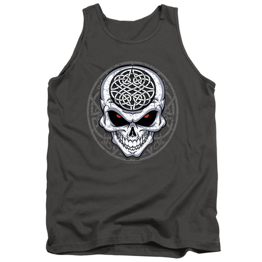 Celtic Skull - Adult Tank - Charcoal