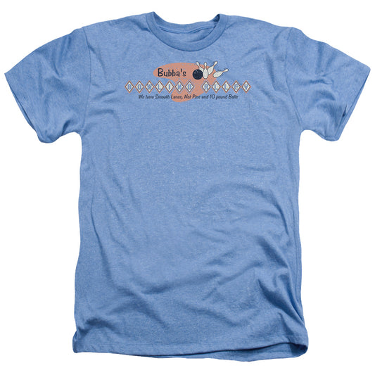 Bubbas Bowling Alley - Adult Heather - Light Blue