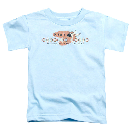Bubbas Bowling Alley - Short Sleeve Toddler Tee - Light Blue T-shirt