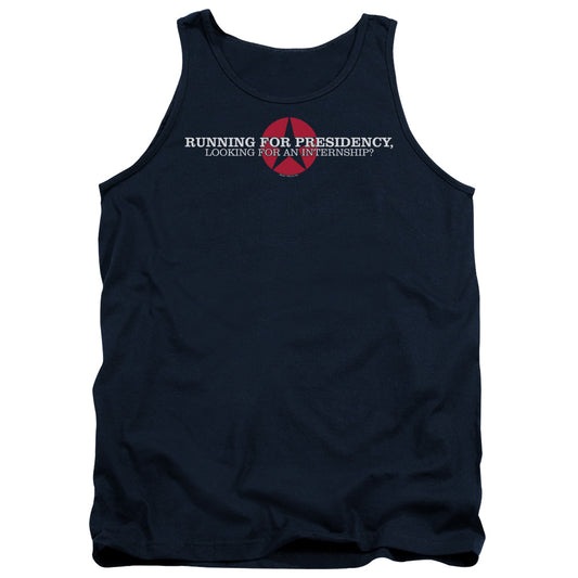 Running For Presidency - Adult Tank - Navy