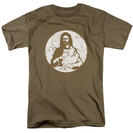 J.c. Is Coming - Short Sleeve Adult 18 - 1 - Sand T-shirt