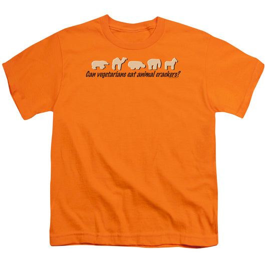 Animal Crackers - Short Sleeve Youth 18 - 1 - Orange T-shirt