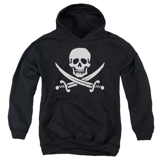 Jolly Roger - Youth Pull-over Hoodie - Black