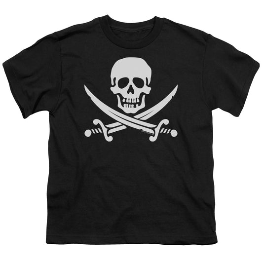 Jolly Roger - Short Sleeve Youth 18 - 1 - Black T-shirt