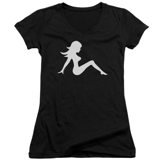 Trucker Babe - Junior V-neck - Black