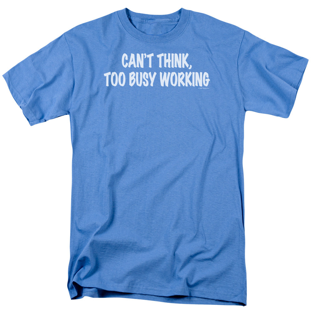 Cant Think - Short Sleeve Adult 18 - 1 - Carolina Blue T-shirt