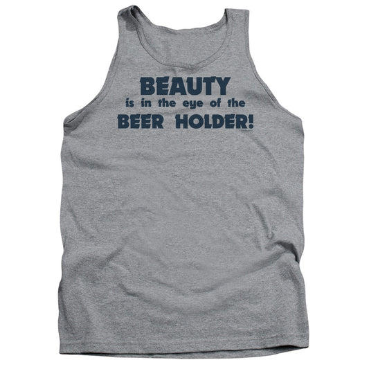 Eye Of The Beer Holder - Adult Tank - Athletic Heather