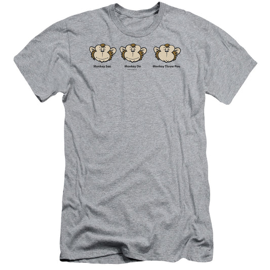 Monkey See... - Short Sleeve Adult 30 - 1 - Athletic Heather T-shirt