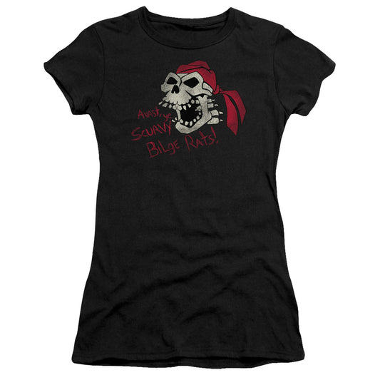 Scurvy Bilge Rats - Short Sleeve Junior Sheer - Black T-shirt