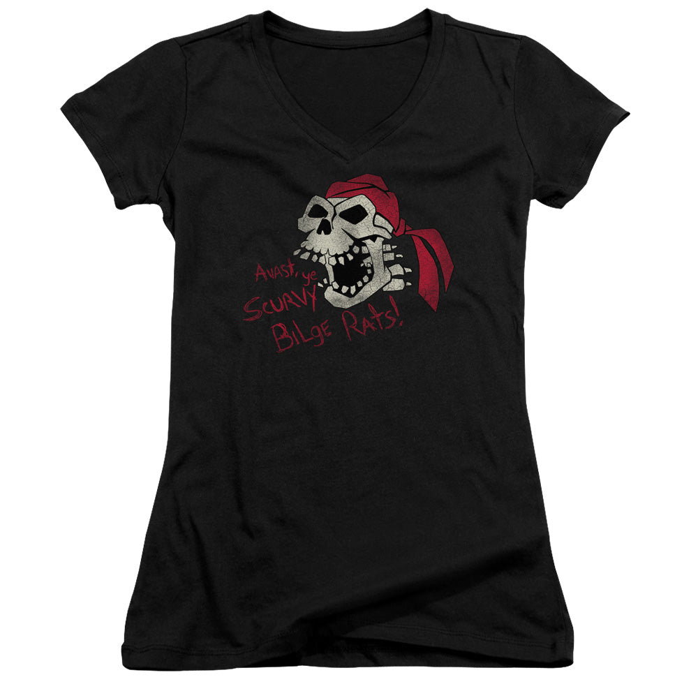 Scurvy Bilge Rats - Junior V-neck - Black