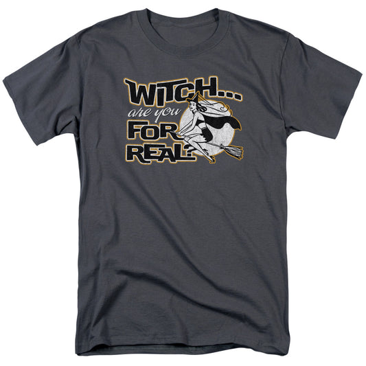 For Real - Short Sleeve Adult 18 - 1 - Charcoal T-shirt