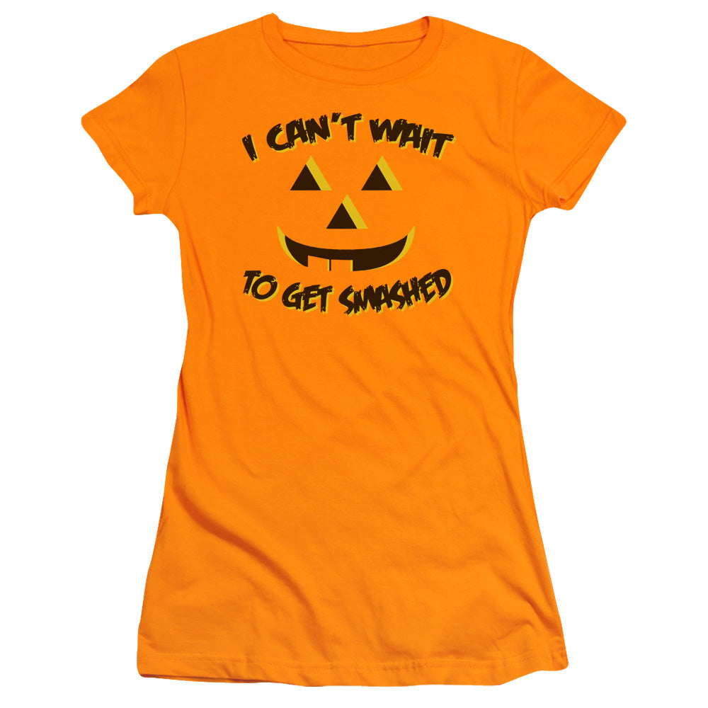 Get Smashed - Short Sleeve Junior Sheer - Orange T-shirt