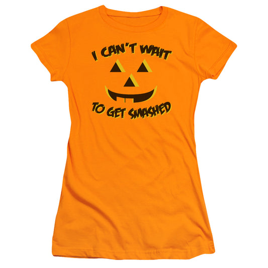 Get Smashed - Short Sleeve Junior Sheer - Orange T-shirt