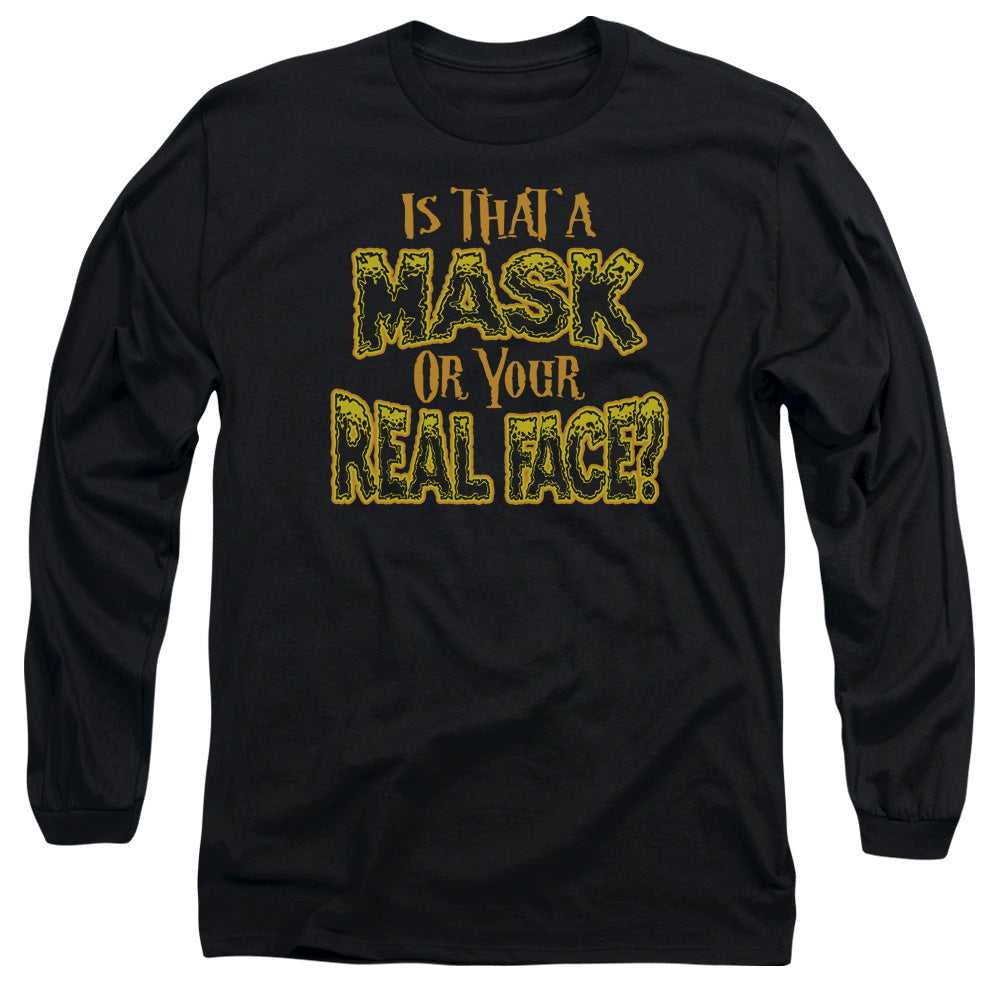 Mask - Long Sleeve Adult 18 - 1 - Black T-shirt