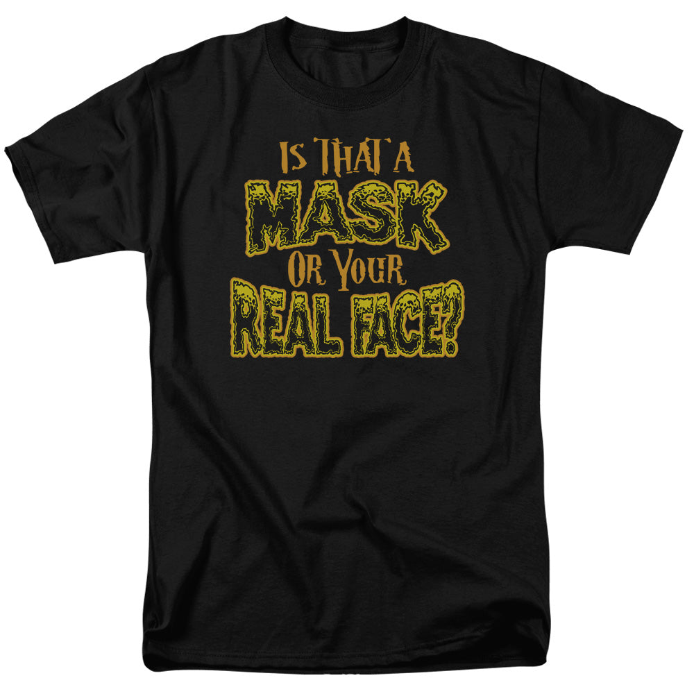 Mask - Short Sleeve Adult 18 - 1 - Black T-shirt