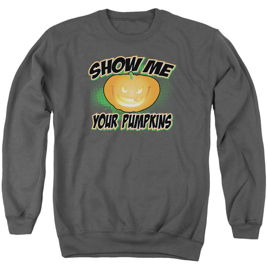 Show Me - Adult Crewneck Sweatshirt - Charcoal