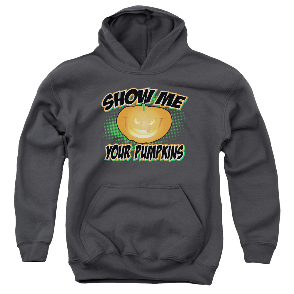 Show Me - Youth Pull-over Hoodie - Charcoal