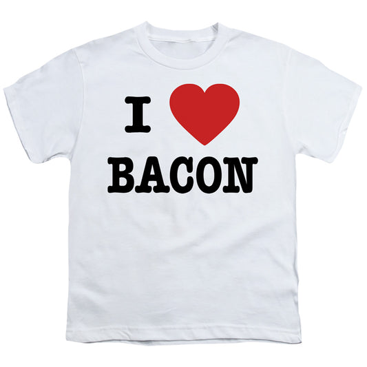 I Heart Bacon - Short Sleeve Youth 18 - 1 - White T-shirt