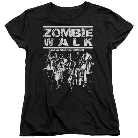 Zombie Walk - Short Sleeve Womens Tee - Black T-shirt