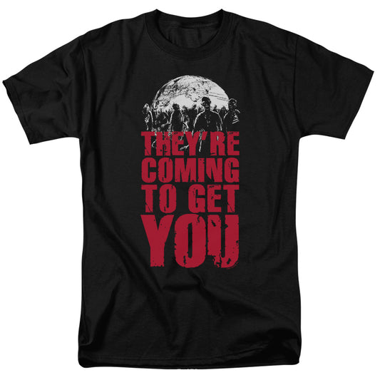 Theyre Coming To Get You - Short Sleeve Adult 18 - 1 - Black T-shirt