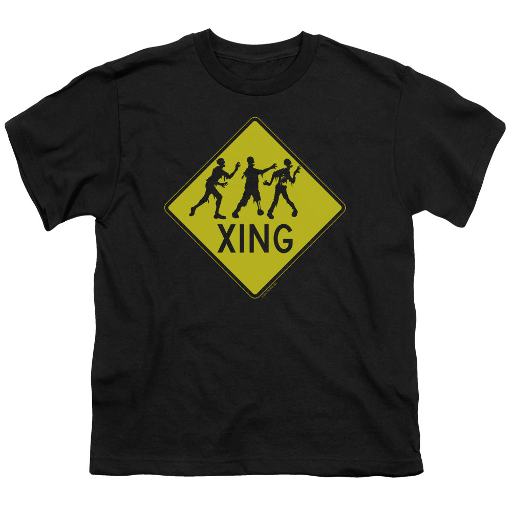 Zombie Xing - Short Sleeve Youth 18 - 1 - Black T-shirt