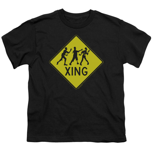 Zombie Xing - Short Sleeve Youth 18 - 1 - Black T-shirt