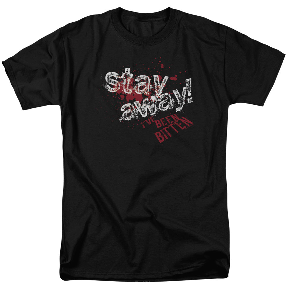 Stay Away - Short Sleeve Adult 18 - 1 - Black T-shirt