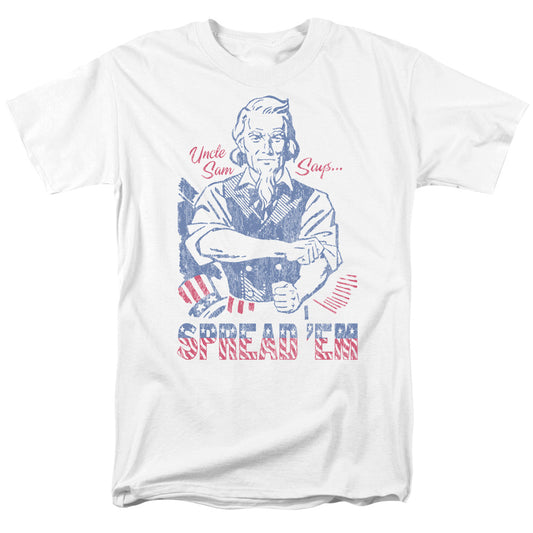 Spread Em - Short Sleeve Adult 18 - 1 - White T-shirt
