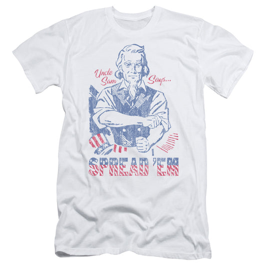 Spread Em - Short Sleeve Adult 30 - 1 - White T-shirt