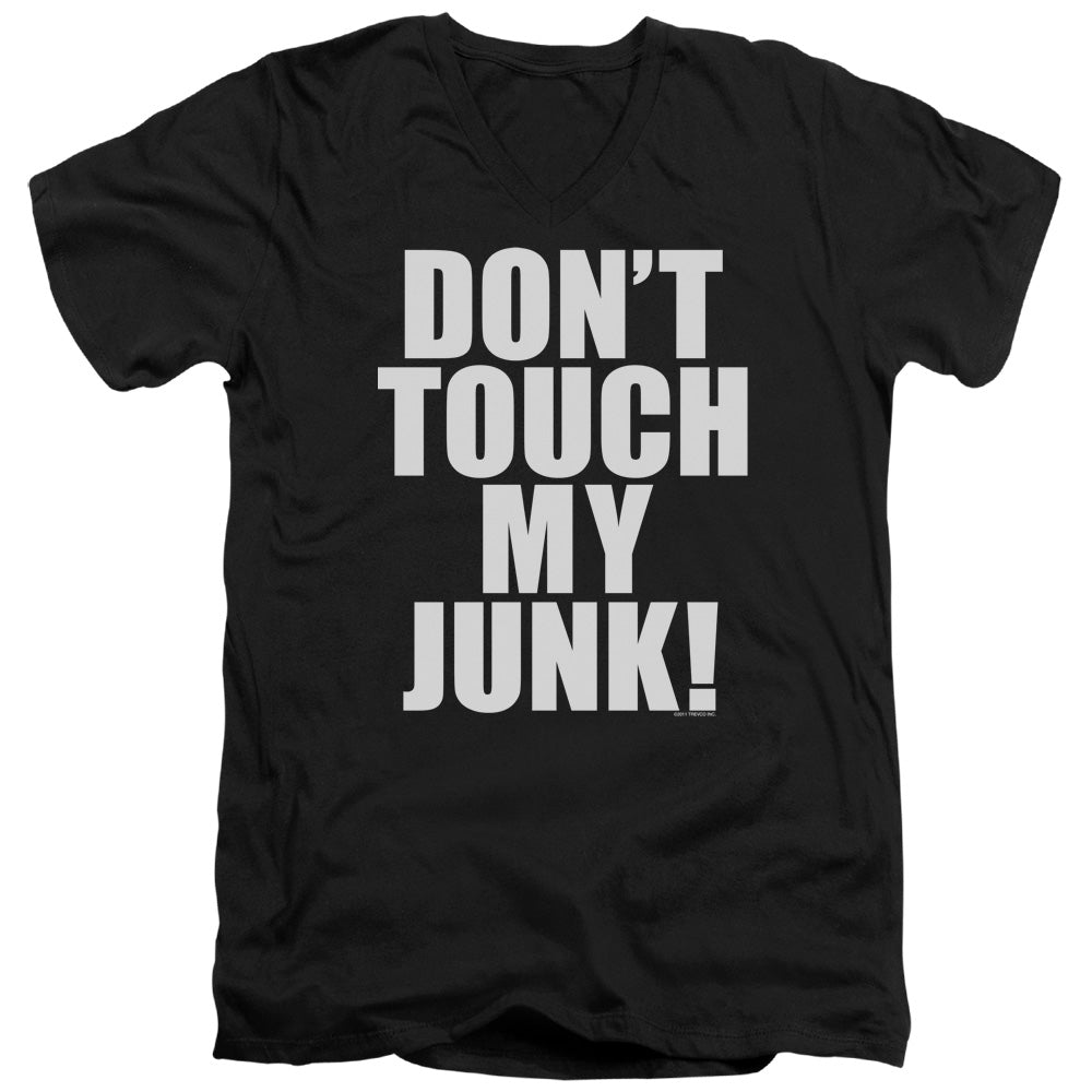 Dtmj - Short Sleeve Adult V-neck - Black T-shirt