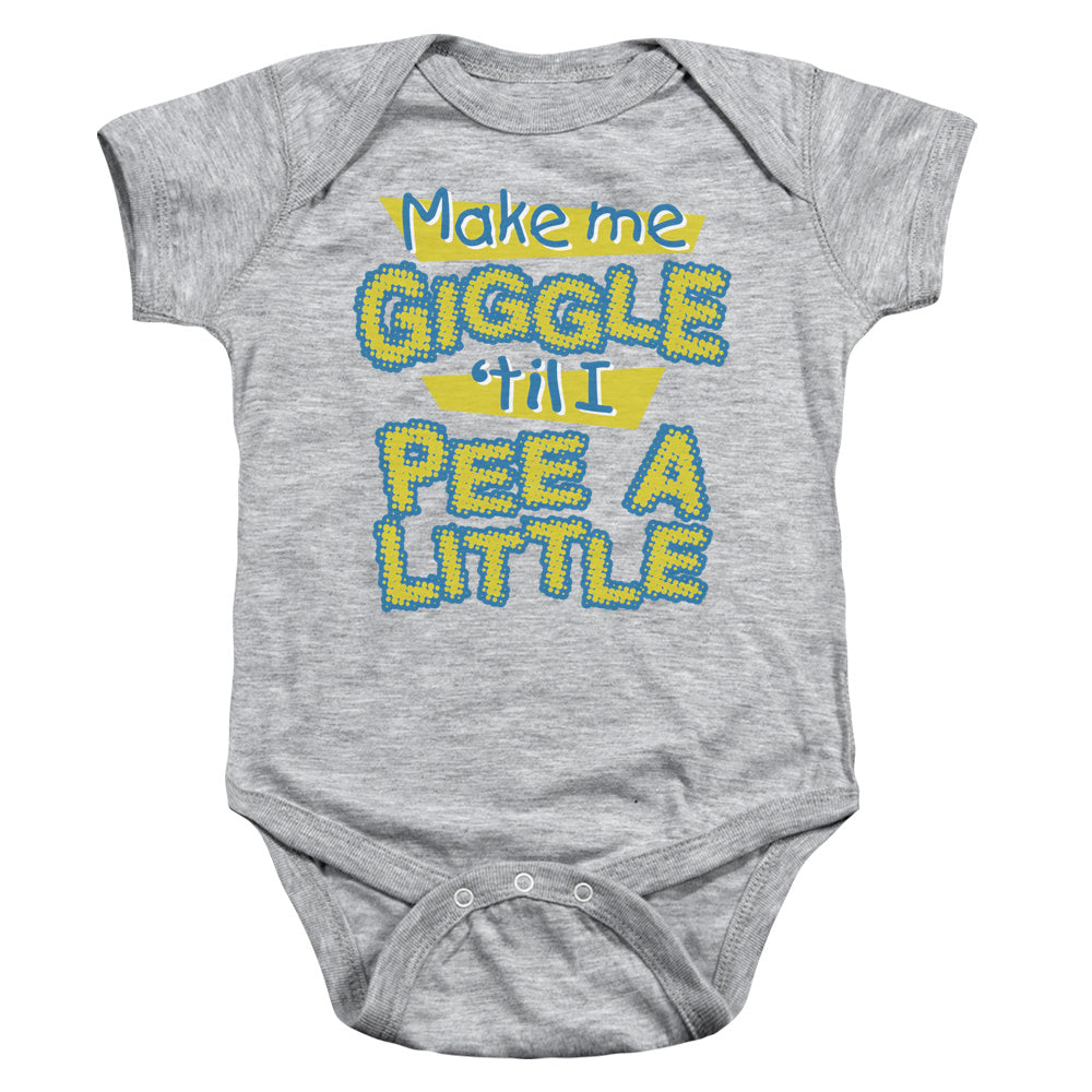 Make Me Giggle - Infant Snapsuit - Athletic Heather