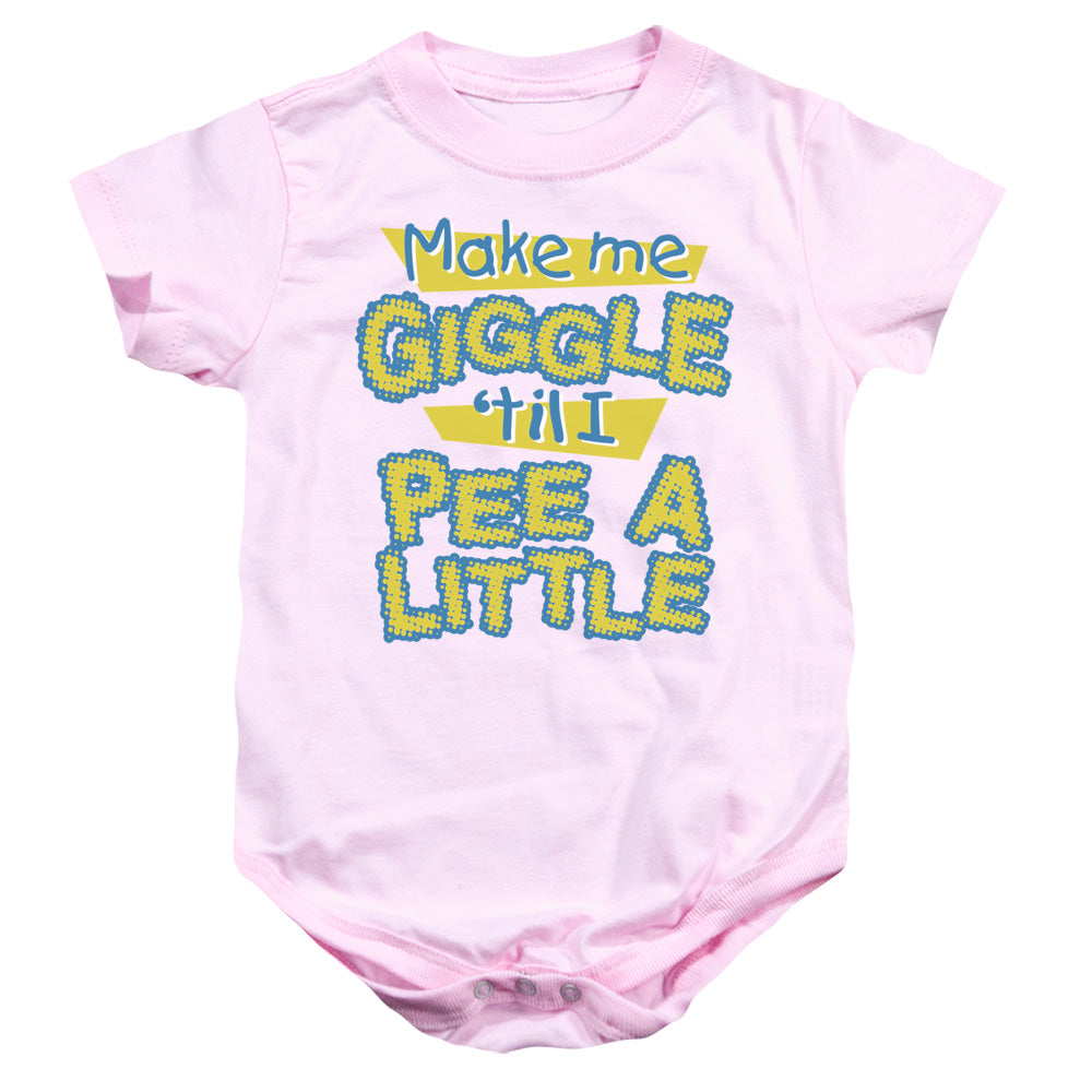 Make Me Giggle - Infant Snapsuit - Pink