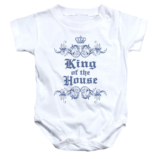 King Of The House - Infant Snapsuit - White