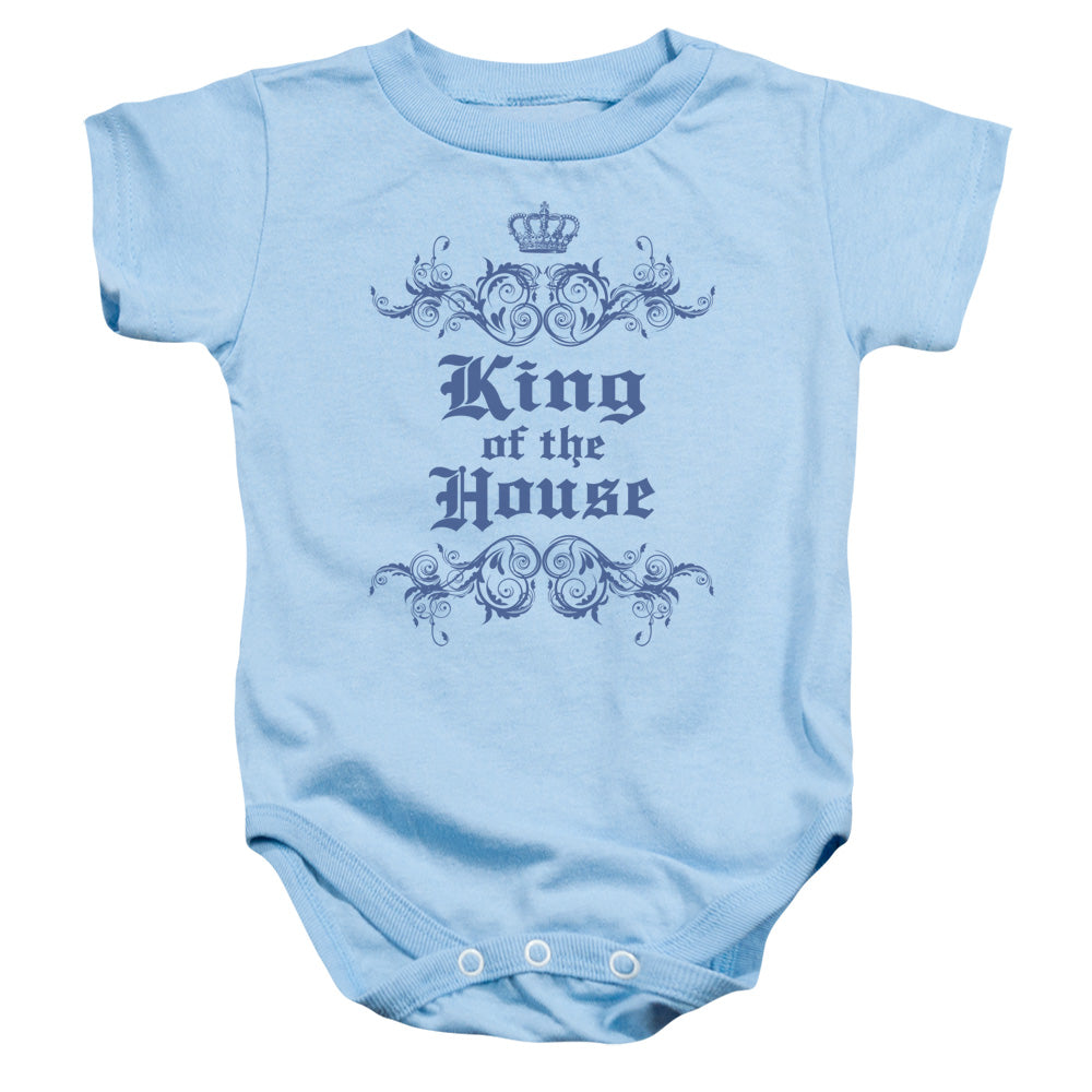 King Of The House - Infant Snapsuit - Light Blue