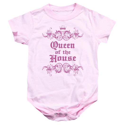 Queen Of The House - Infant Snapsuit - Pink