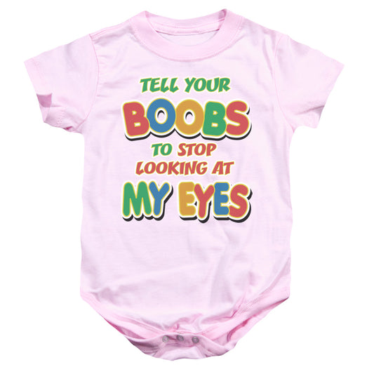 Tell Them - Infant Snapsuit - Pink - Sm