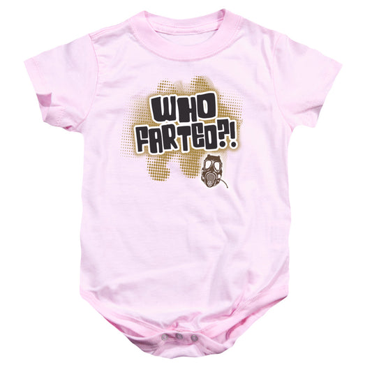 Who Farted - Infant Snapsuit - Pink