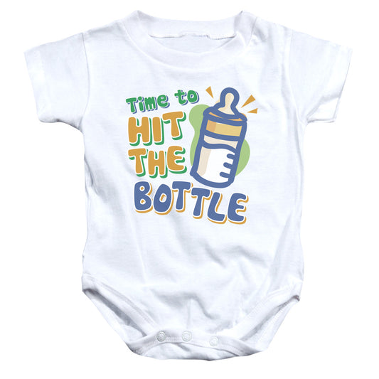 Hit The Bottle - Infant Snapsuit - White