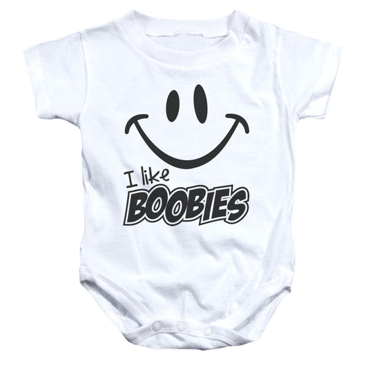 I Like Boobies - Infant Snapsuit - White