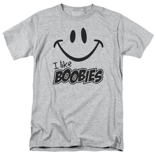 I Like Boobies - Short Sleeve Adult 18 - 1 - Athletic Heather T-shirt